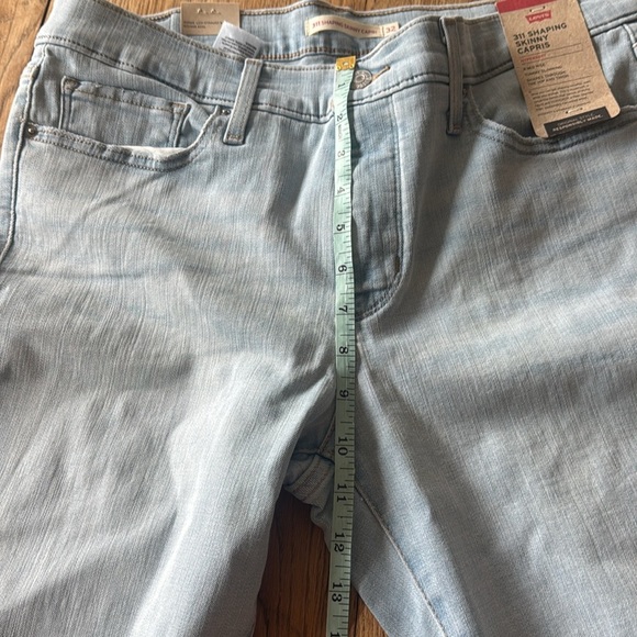 Levi’s 311 Shaping  Skinny Capris Size 32 NEW - Picture 8 of 12